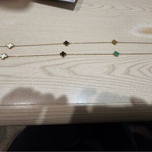 Elegant Gold and Black Women's Necklace